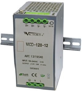 ELCART DISTRIBUTION - ALIM. SWITCH. DIN 120W 24V  1 OUT 131954200