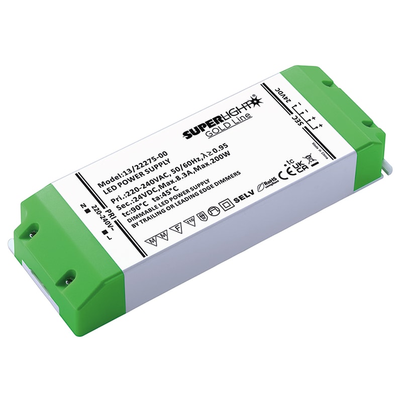 ELCART DISTRIBUTION - LEDDRIVER DIMM.TRIAC 200W 24VCC 132227500