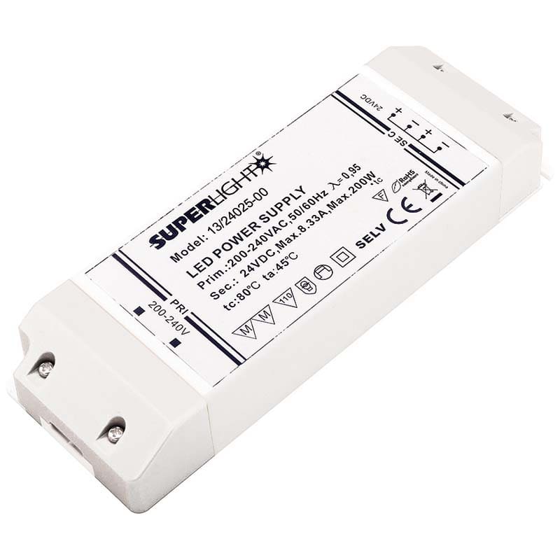 ELCART DISTRIBUTION - DRIVER CV 200W 24VC IP20 SL 132402500