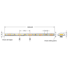 ELCART DISTRIBUTION - STRISCIA LED 8W/M BC 12V IP65 186094800