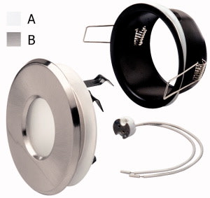 ELCART DISTRIBUTION - GHIERATONDA IP44 BIANCA+GU5,3 CON 190696000