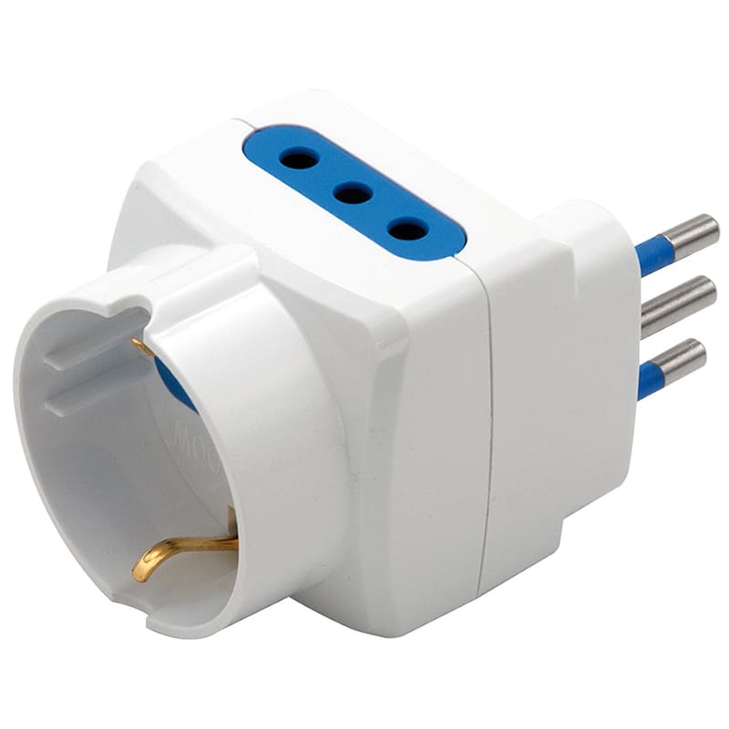 ELCART DISTRIBUTION - ADAT.SPINA 10A 3PRESE 10A BIANCO 280121700