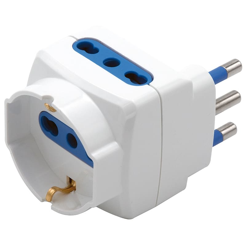 ELCART DISTRIBUTION - ADAT.SPINA 16A 3PRESE 10A/16 BIAN 280122000