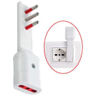 ELCART DISTRIBUTION - ADAT.ULTRA PIATTO 16A 2P+T NERO 280127600