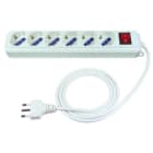 ELCART DISTRIBUTION - PRESA MUL.6 POSTI C/CAVO E INTERR 280155600