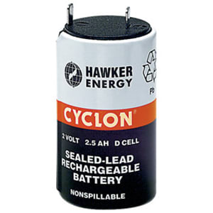 ELCART DISTRIBUTION - ACCUM.CILINDR. AL PIOMBO 2V 5,0AH 300441000