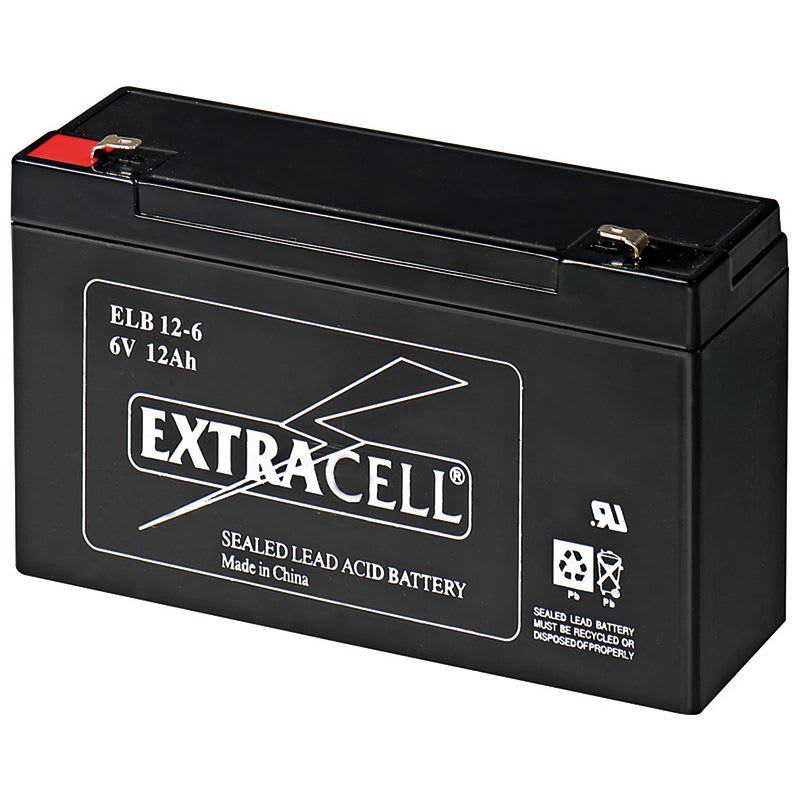 ELCART DISTRIBUTION - BATTERIA RIC.PIOMBO 6V 12,0 AH 300451500