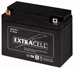 ELCART DISTRIBUTION - BATTERIA RIC.PIOMBO 6V 20AH 300452200
