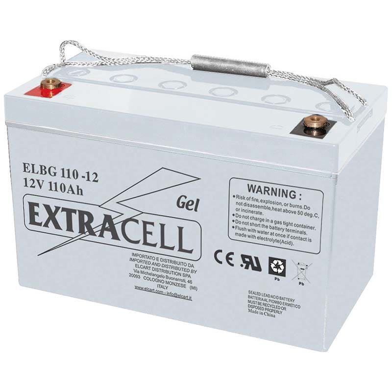 ELCART DISTRIBUTION - BATTERIA RIC.PIOMBO GEL 12V 110AH