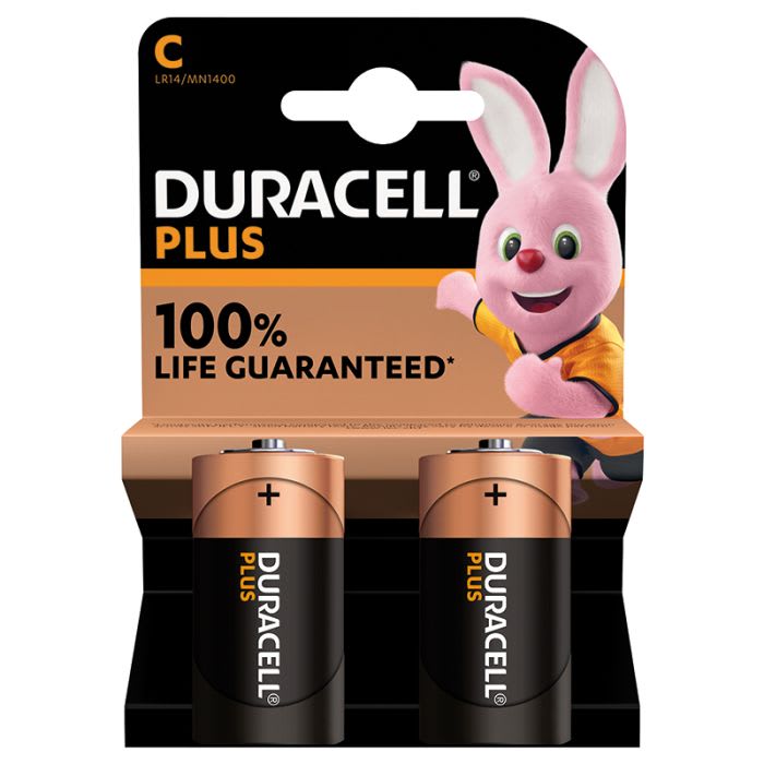 ELCART DISTRIBUTION - 2 PZ BATT.1/2 TORC. 1,5V DURACELL 302410000
