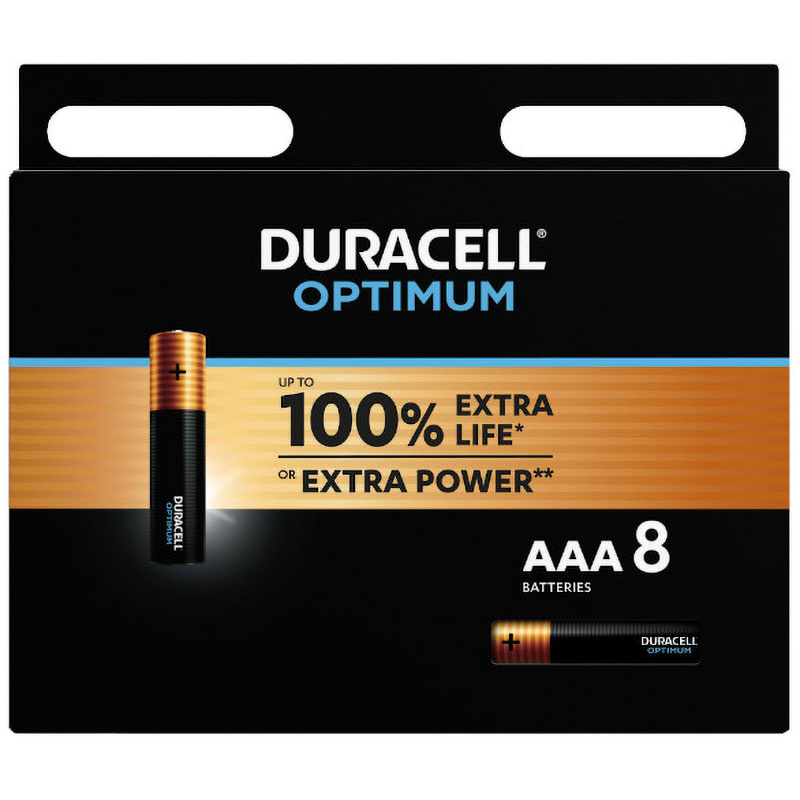 ELCART DISTRIBUTION - 8 PZ PILE AAA DURACELL OPTIMUM 302541000