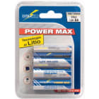 ELCART DISTRIBUTION - 4PZ PILA LITIO AA 1,5V 2900MAH 302616000