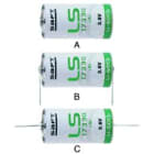 ELCART DISTRIBUTION - P.LIT. SAFT 2/3A LS17330CNR 3,6V 302816500