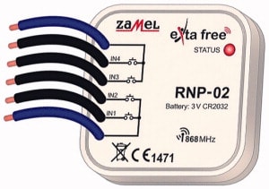 ELCART DISTRIBUTION - TRASM.4CH INSCATOLATO A BATTERIA 360020400