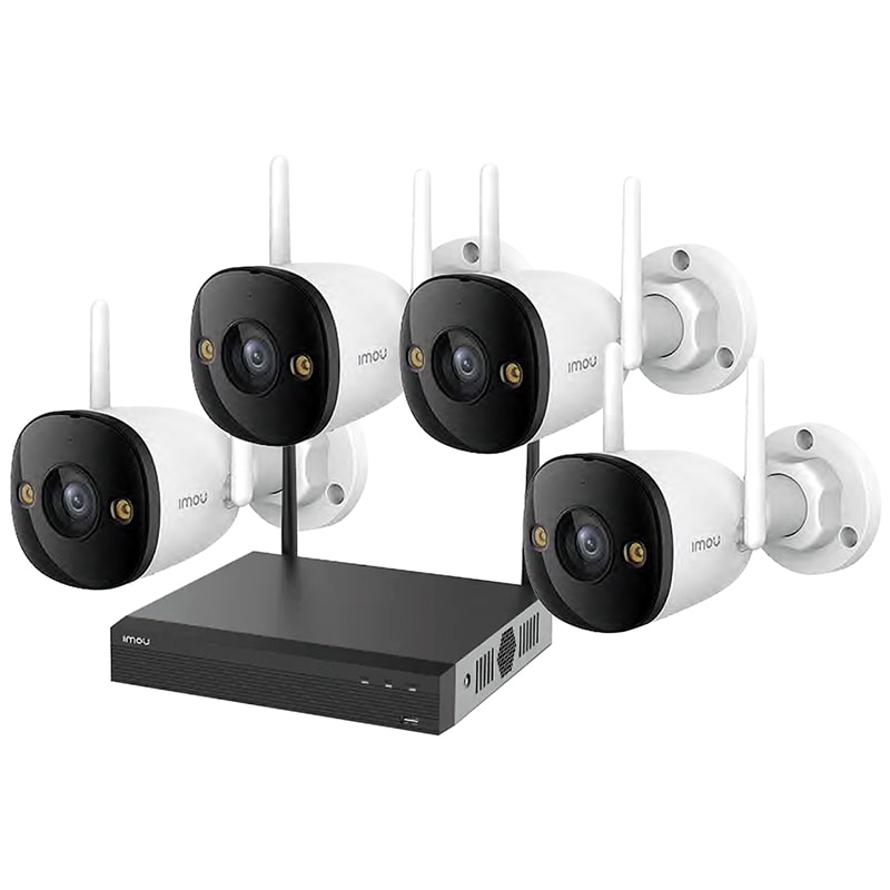 IMOU - KIT TVCC NVR + 4TELECAMERE BULLET