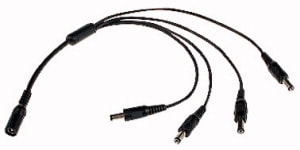 ELCART DISTRIBUTION - CAVO ALIMENTAZIONE 4VIE PER CCTV 370713000