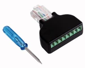 ELCART DISTRIBUTION - SPINA RJ45 8PIN CON MORSETTO 402005000