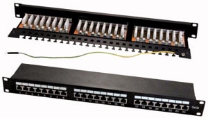 WP - PANNELLO PATCH 24 POSTI RJ45 NERO 404865000