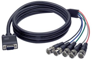 ELCART DISTRIBUTION - CAVO SVGA 15P / 5 BNC  1,8MT 421117200