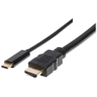 ELCART DISTRIBUTION - CAVO USB3.1 C - HDMI 1,8M 4K NERO 421226000
