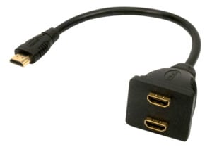ELCART DISTRIBUTION - ADATTATORE SPINA HDMI-2PRESE HDMI