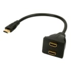 ELCART DISTRIBUTION - ADATTATORE SPINA HDMI-2PRESE HDMI
