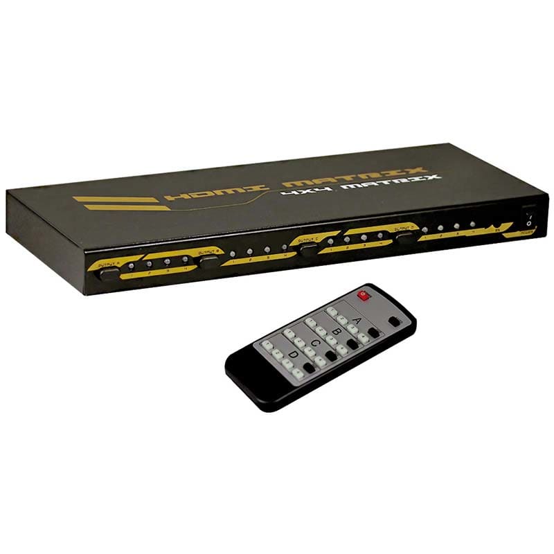 ELCART DISTRIBUTION - MATRICE HDMI 4X4 3D 4K@30HZ RS232 421275200
