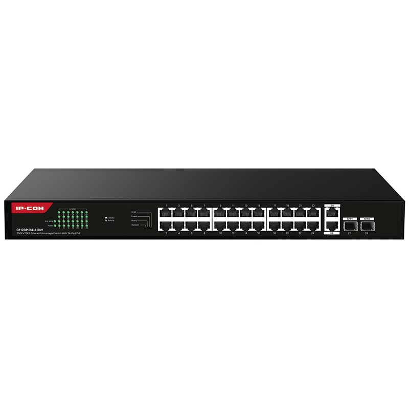 TENDA - SWITCH POE GIGABIT 24P +2P +2SFP IP-COM 429748300