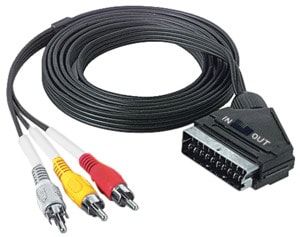ELCART DISTRIBUTION - CAV.1,5M 1 SCART 3 SP.RCA CON INT 450727900