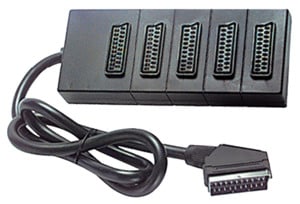 ELCART DISTRIBUTION - PRESA MULTIPLA SCART X 5 (1 MT) 450743600