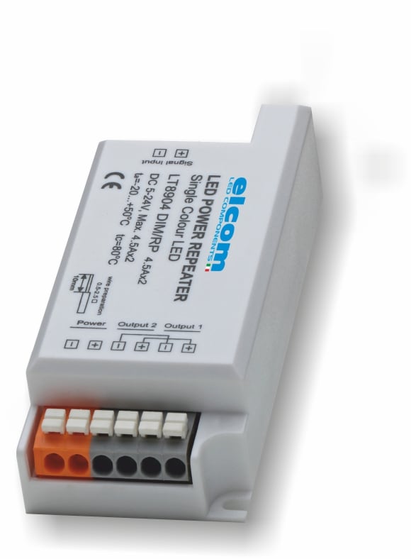 ELCOM - SIGNAL REPEATER 3CH 12/24V 36/72W