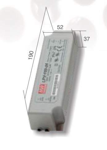 ELCOM - ALIMENTATORE 24VDC 100W IP67