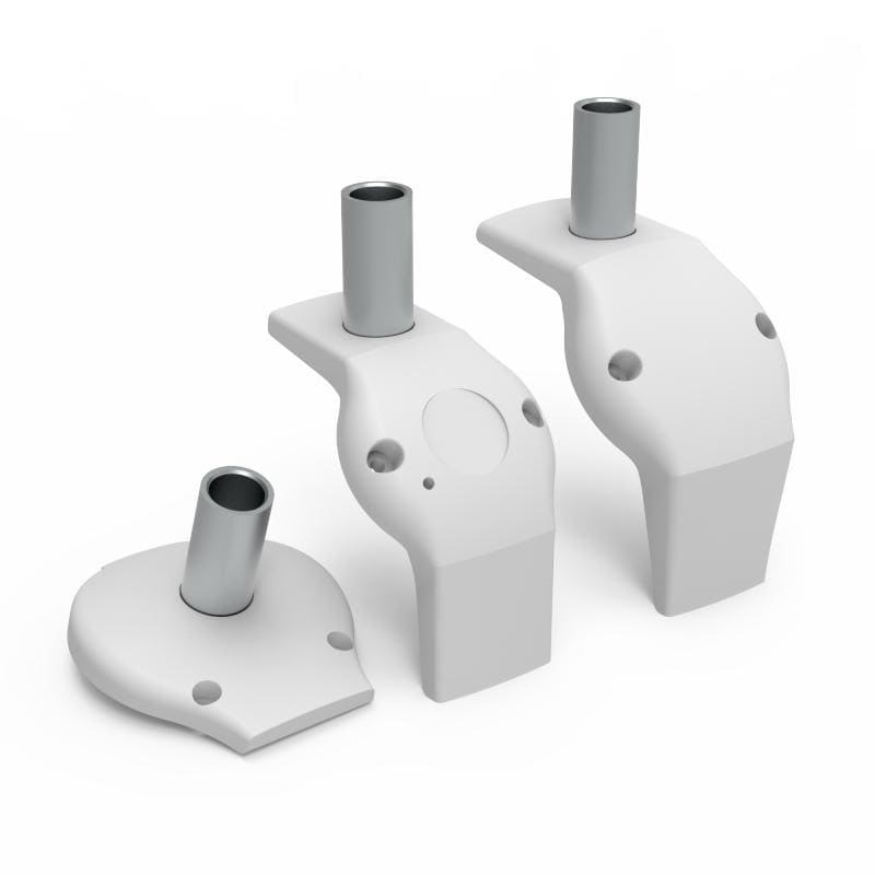 NVENT HOFFMAN - Syspend 180-Max Adattatore luce segnalazione, a gomito, Bianco, Alluminio