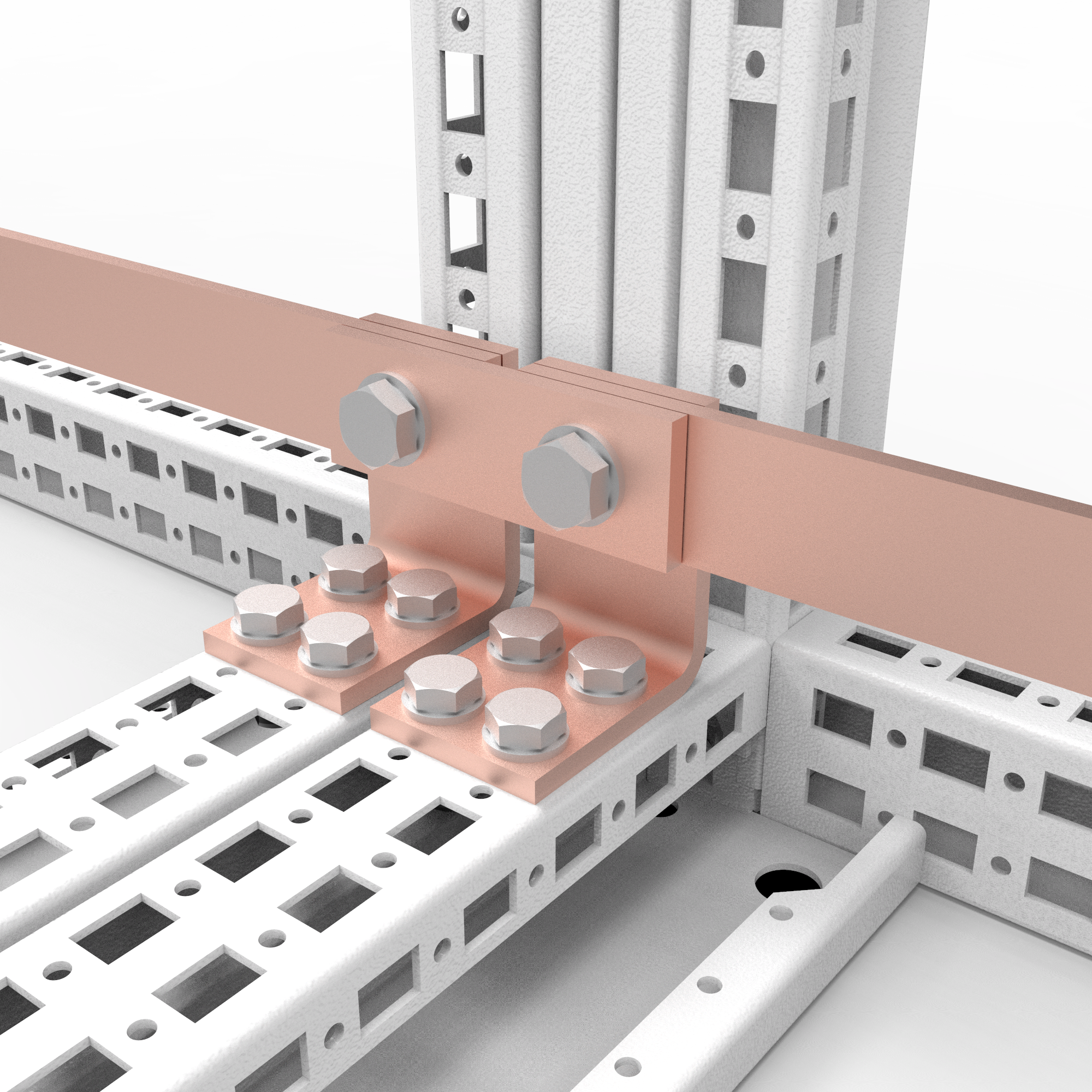 NVENT HOFFMAN - STAFFA DI MESSA A TERRA 30X05