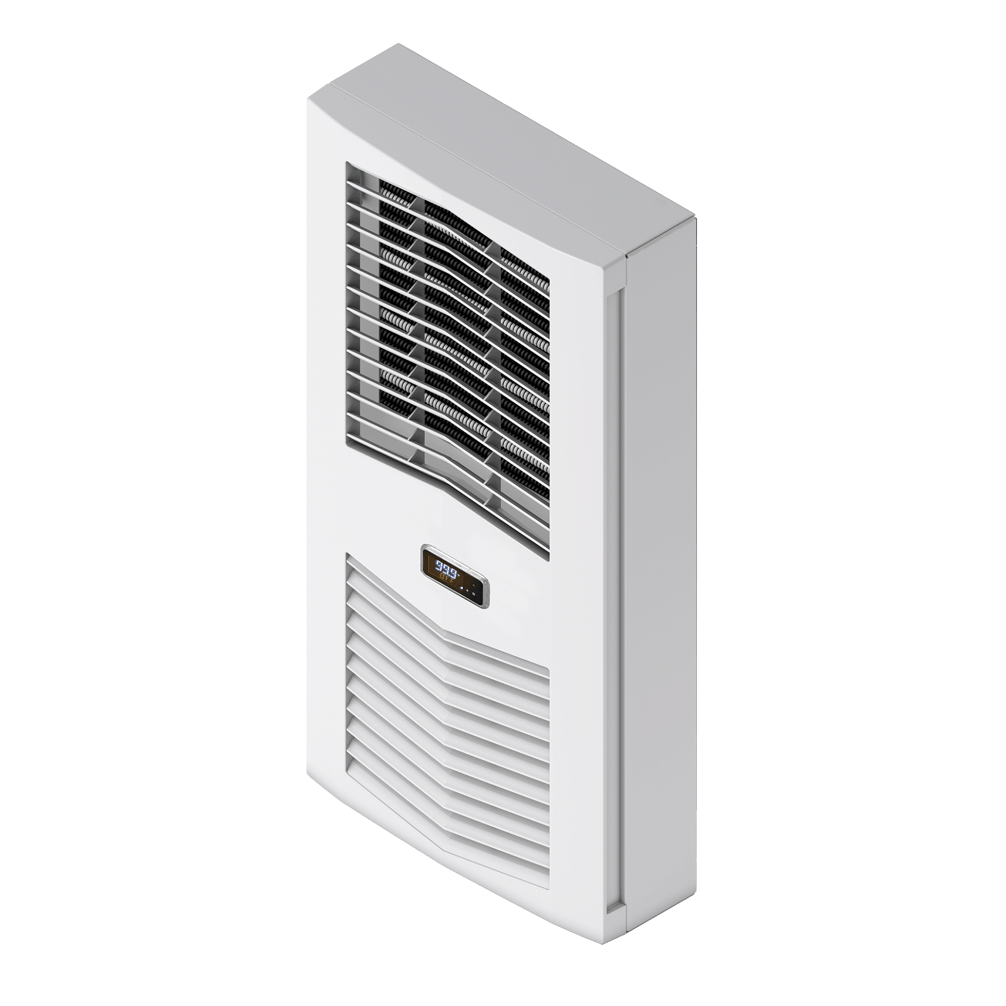 NVENT HOFFMAN - SpectraCool Slim Fit per interni S06, 300 W 115 V C, grigio chiaro, acciaio