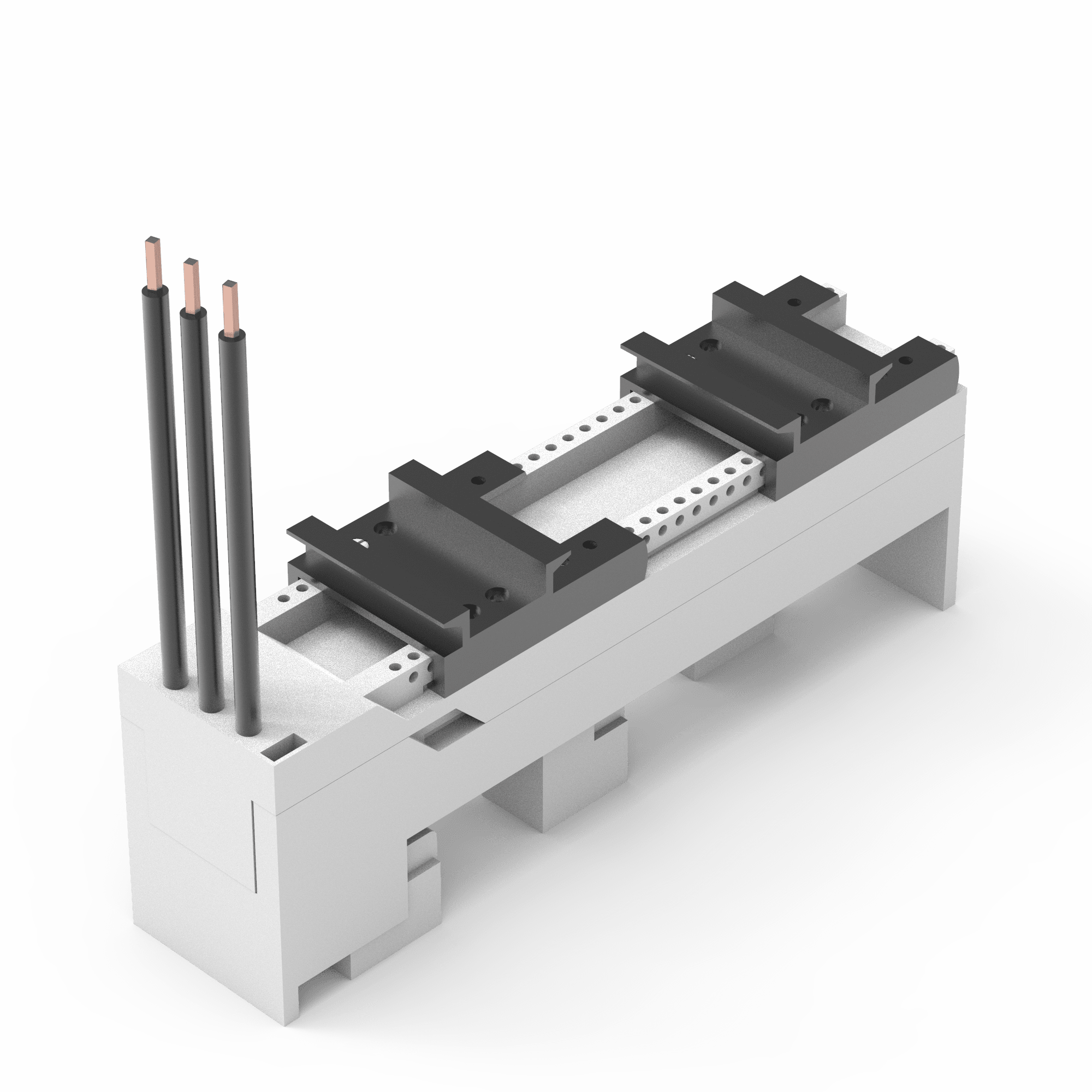 NVENT HOFFMAN - Adattatore sbarre 45A, sezione superiore rimovibile, 54x200, AWG 8 (10 mm²)