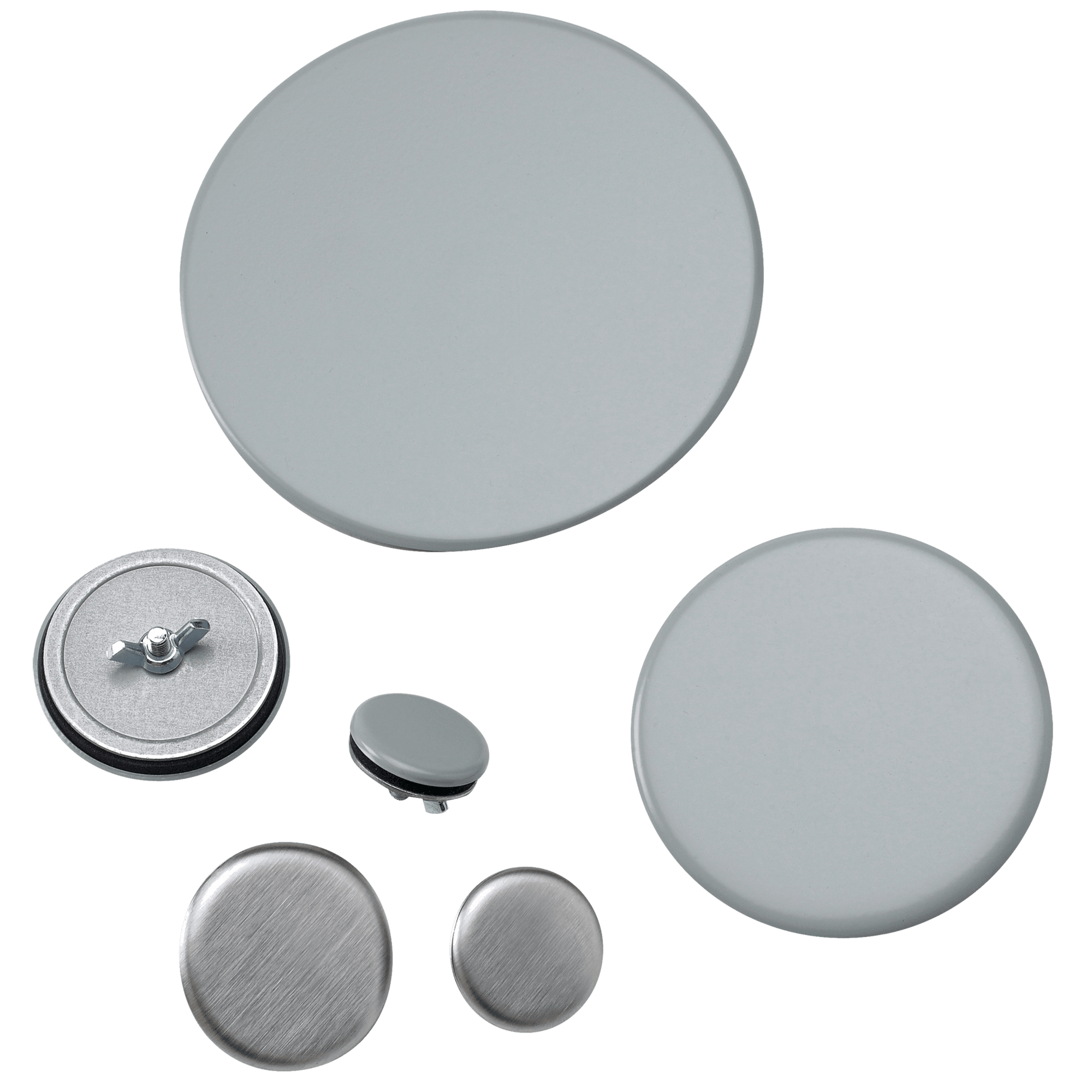 NVENT HOFFMAN - Tappi di tenuta per fori, 14 mm Diametro, Grigio chiaro, Acciaio dolce