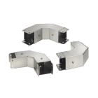 NVENT HOFFMAN - Gomito a 90 gradi Clean Tray con profilo sup. incl. all'interno 4,00x4,00, spazzolato, SS304