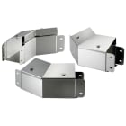 NVENT HOFFMAN - Gomito a 45 gradi Clean Tray con profilo superiore inclinato all'esterno, 4,00x4,00, spazzolato, SS304