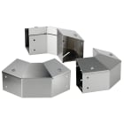 NVENT HOFFMAN - Gomito a 90 gradi CT con profilo sup. incl. all'esterno no ling., 4,00x4,00, spazzolato, SS304