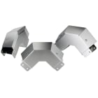 NVENT HOFFMAN - Gomito a 90 gradi Clean Tray con profilo superiore esterno inclinato, 4,00x4,00, spazzolato, SS304