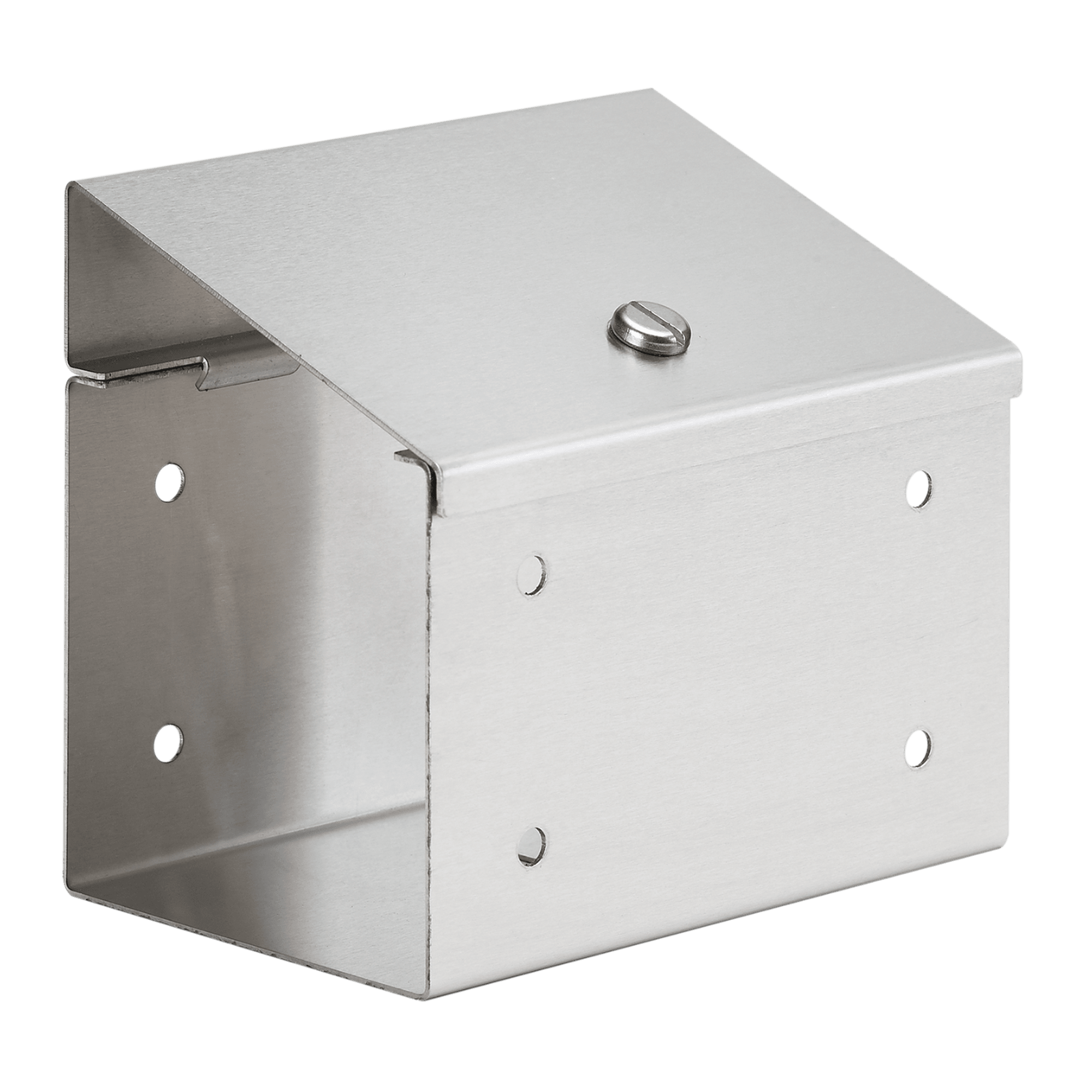 NVENT HOFFMAN - CT con profilo superiore perforato inclinato con giunzione a sezione dritta, 4,00x4,00, spazzolato, SS304