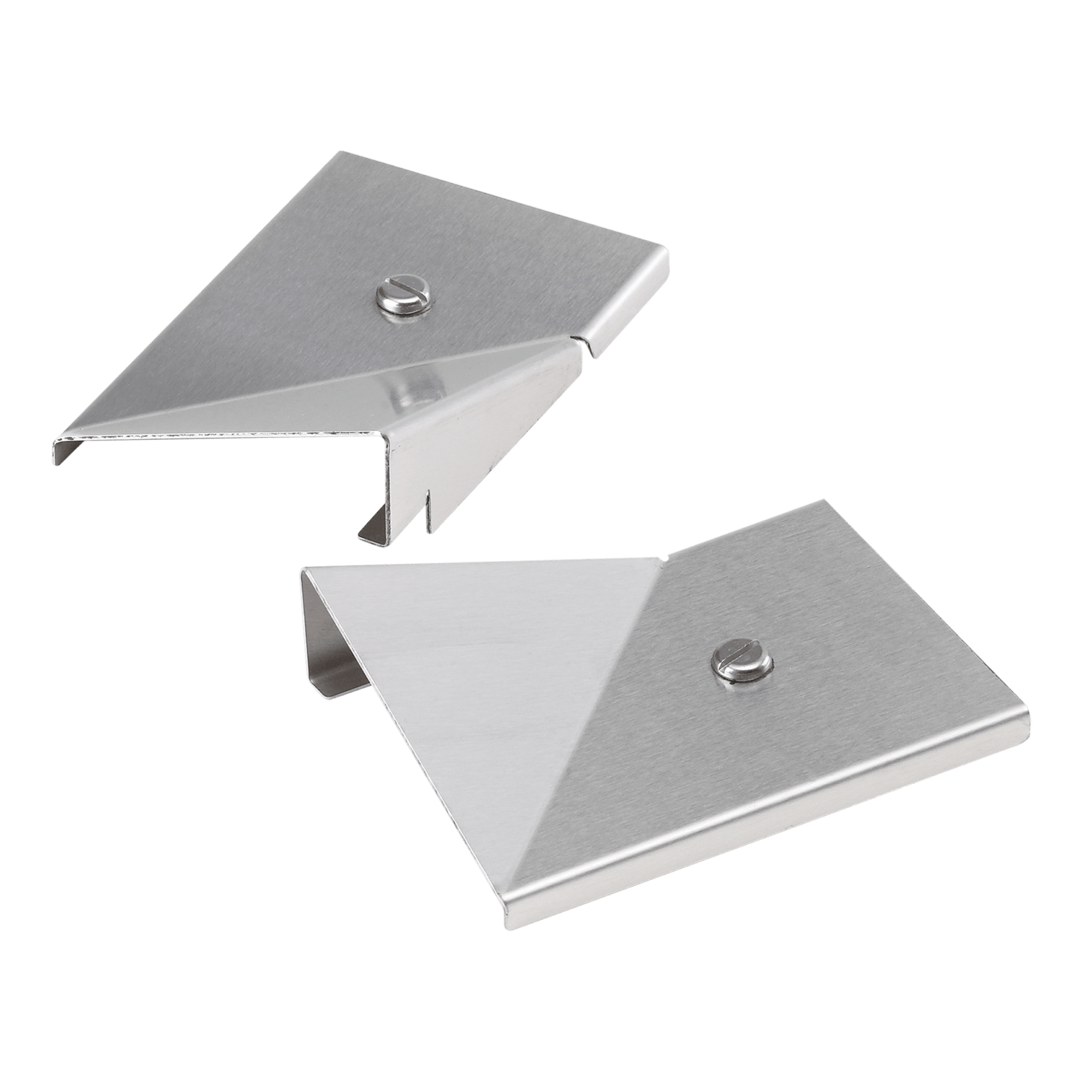 NVENT HOFFMAN - Copertura di transizione piatta inclinata a sinistra piatta CleanTray, 4,00x4,00, spazzolata, SS304