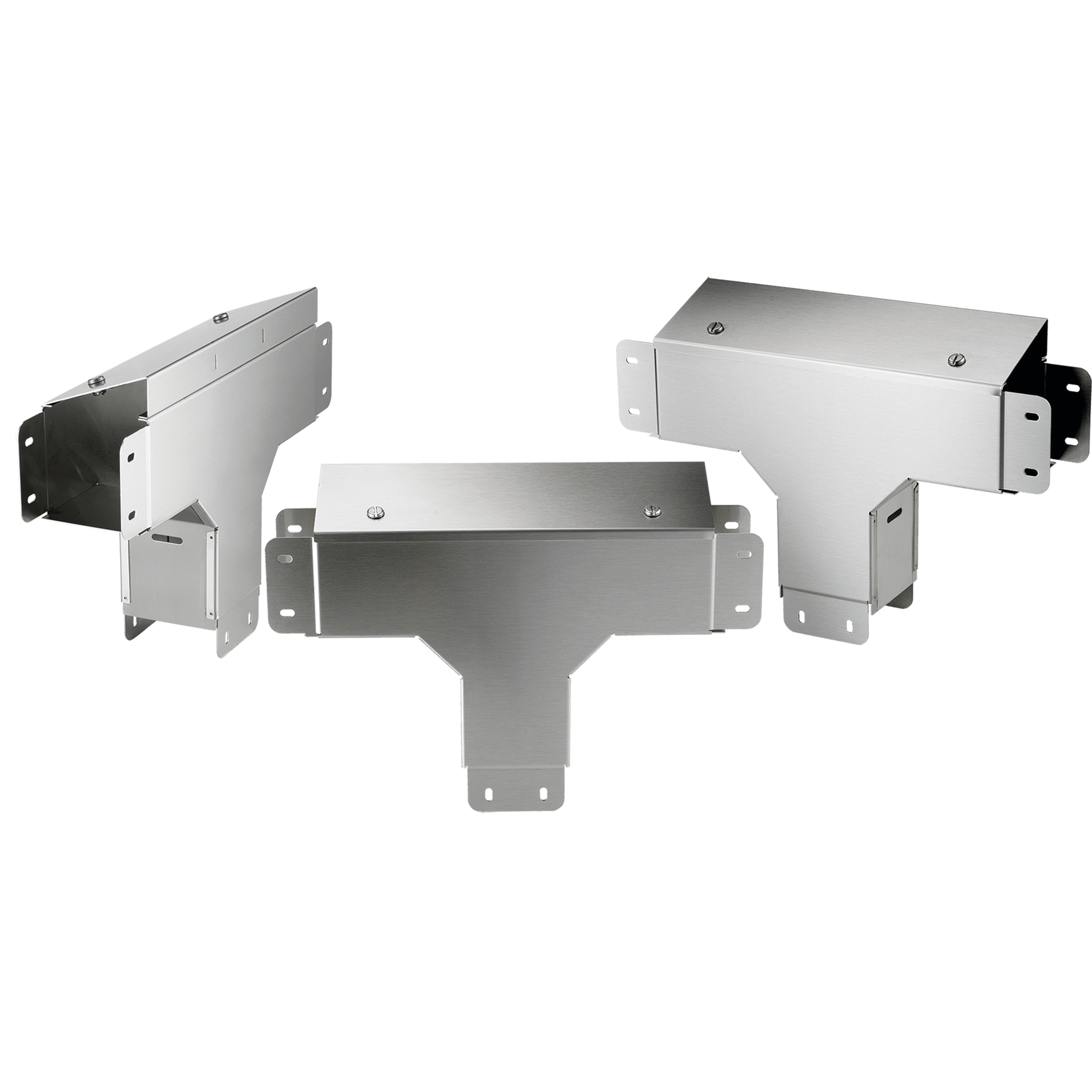 NVENT HOFFMAN - Clean Tray con raccordo a T e profilo esterno incl. a 90 gradi, 4,00x4,00, spazzolato, SS304