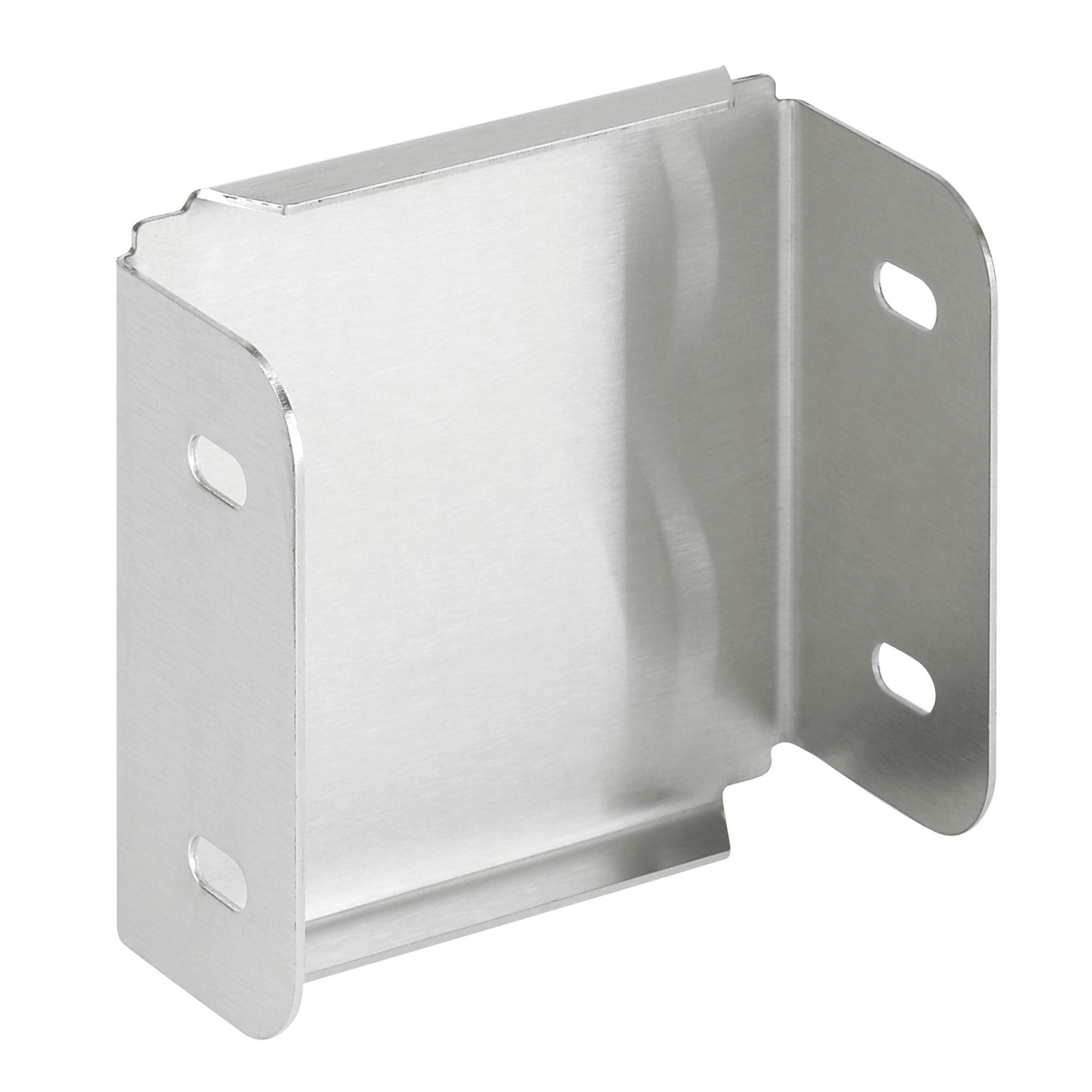 NVENT HOFFMAN - Piastra di chiusura CleanTray con profilo superiore sinistro inclinato, 4,00x6,00, spazzolato, SS304