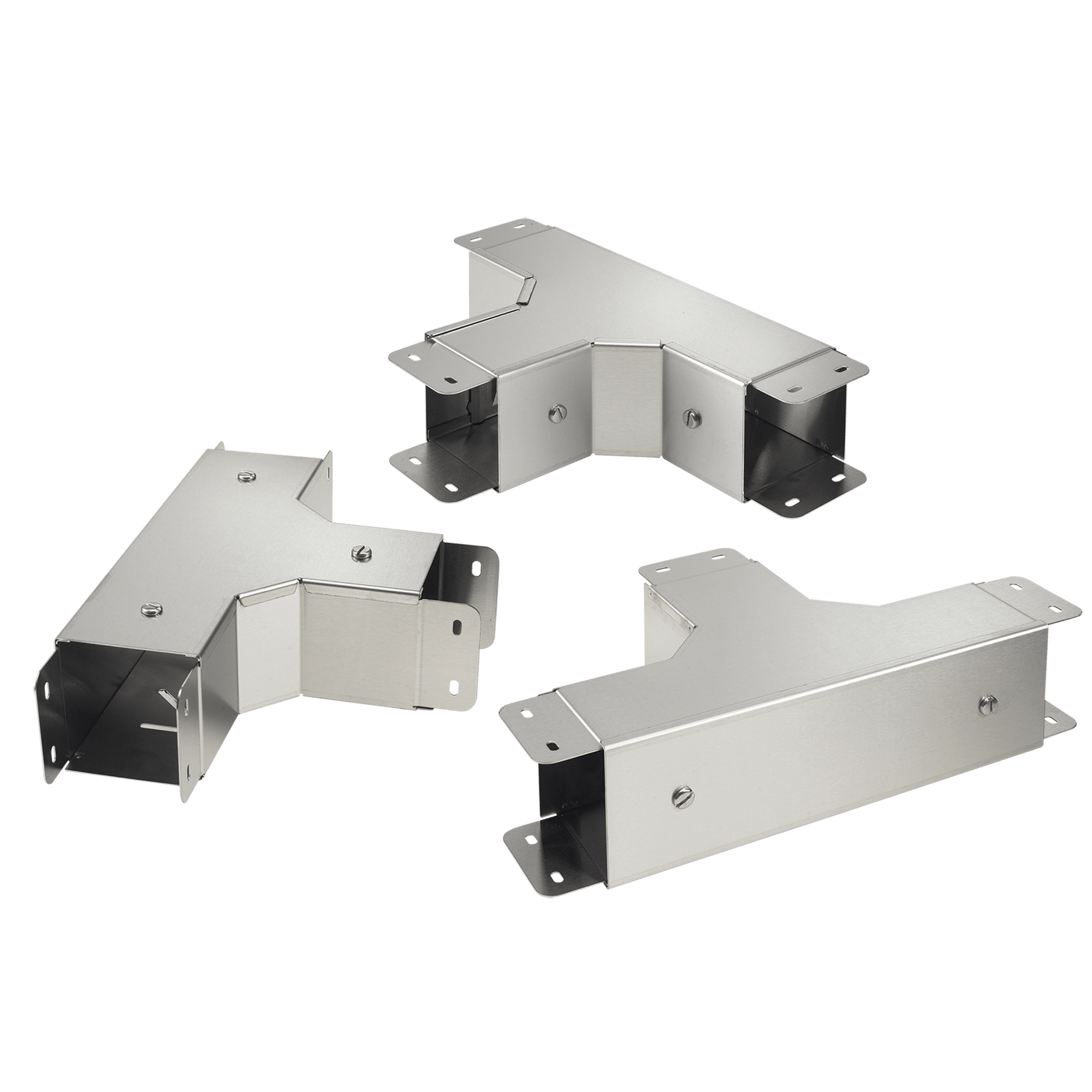 NVENT HOFFMAN - Clean Tray con raccordo a T e profilo superiore incl. a 90 gradi, 4,00x6,00, spazzolato, SS304