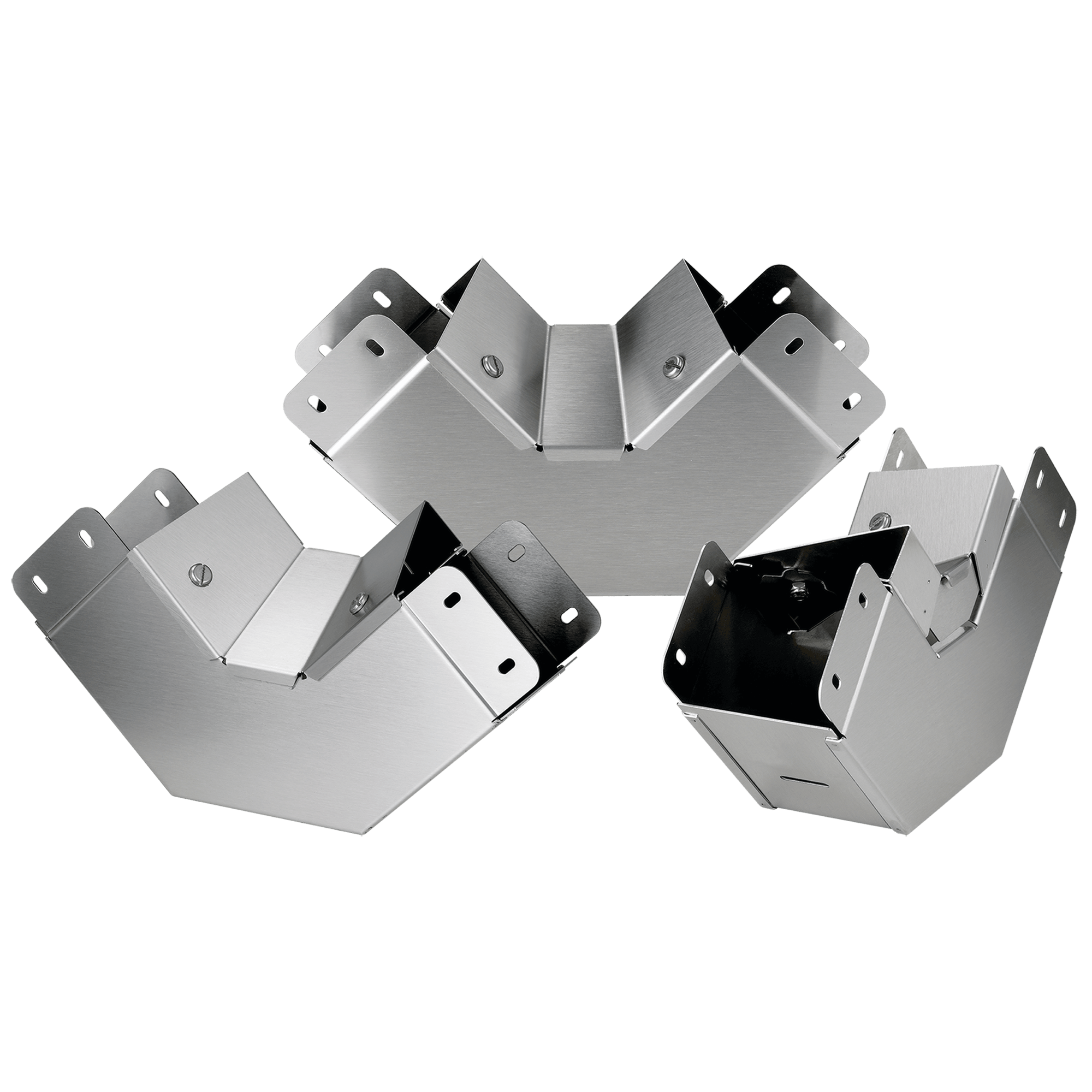 NVENT HOFFMAN - Gomito a 90 gradi Clean Tray con profilo interno incl. 6,00x6,00, spazzolato, SS304