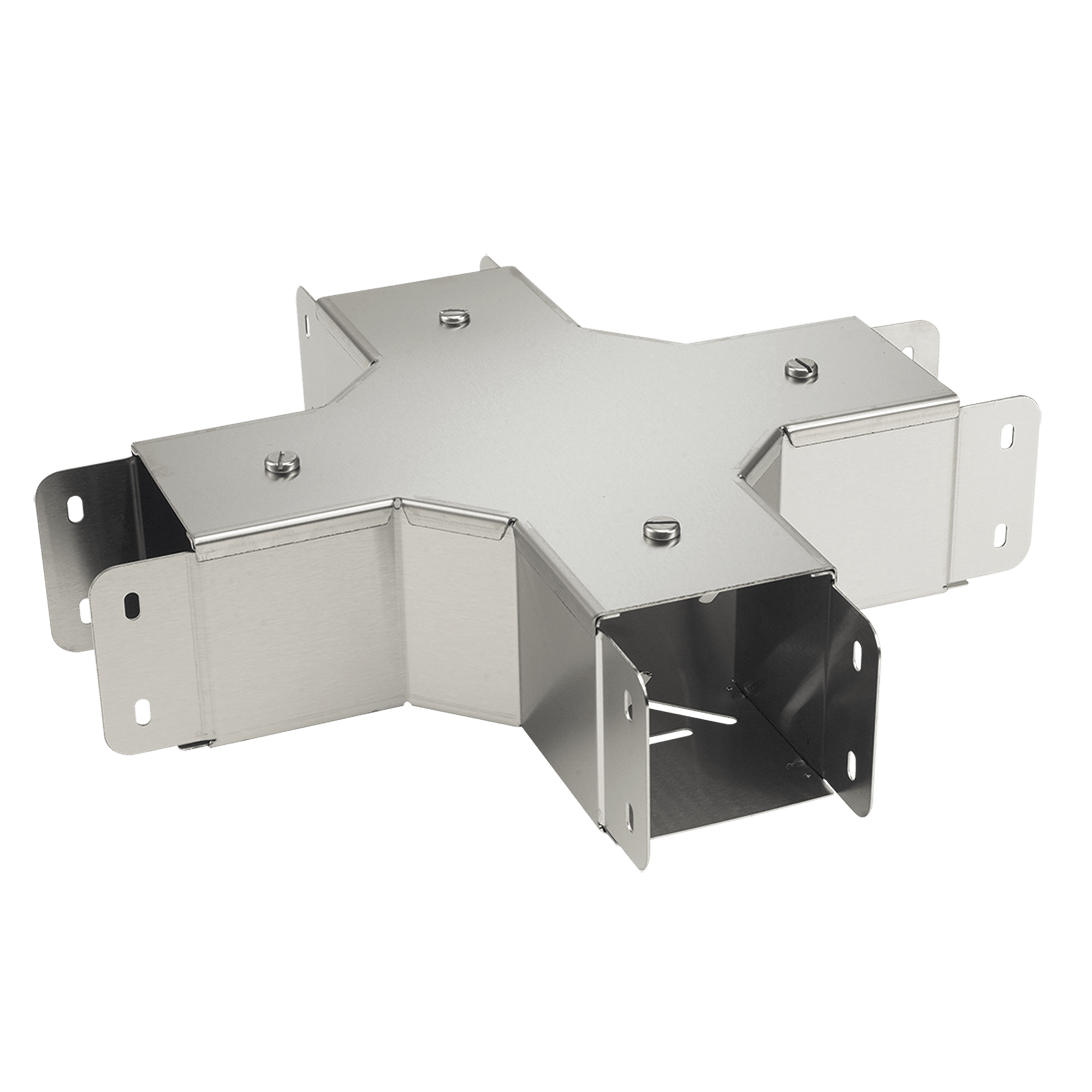 NVENT HOFFMAN - Raccordo trasversale Clean Tray con profilo sup. inclinato perf., 6,00x6,00, spazzolato, SS304