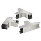 NVENT HOFFMAN - Clean Tray con raccordo a T e profilo superiore incl. perf. a 90 gradi, 6,00x6,00, spazzolato, SS304