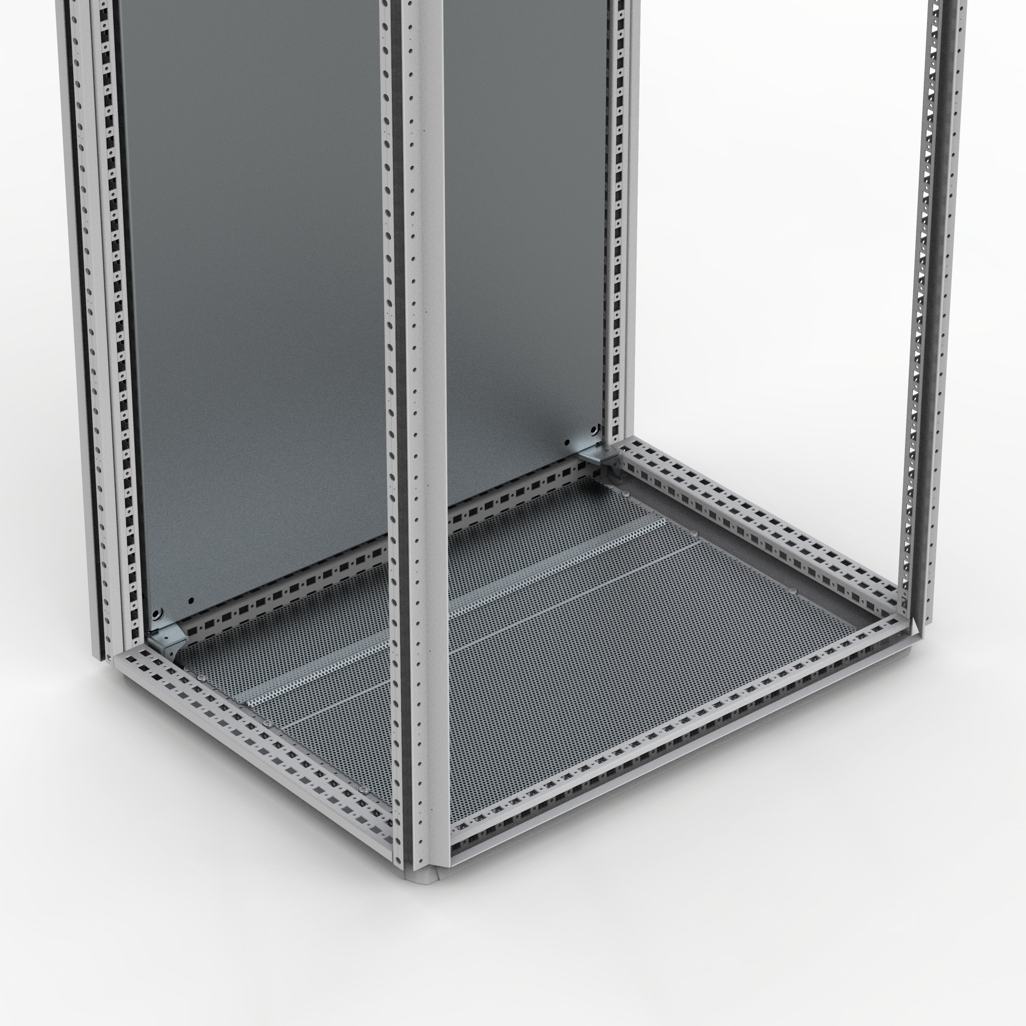 NVENT HOFFMAN - Piastre di fondo ventilate, CVB, 23x800x500mm, Acciaio elettrozincato